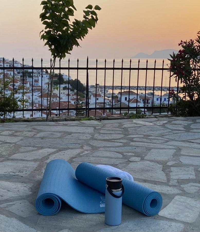 Villa Icelle Skopelos Town Sea View Swimming Pool Dış mekan fotoğraf